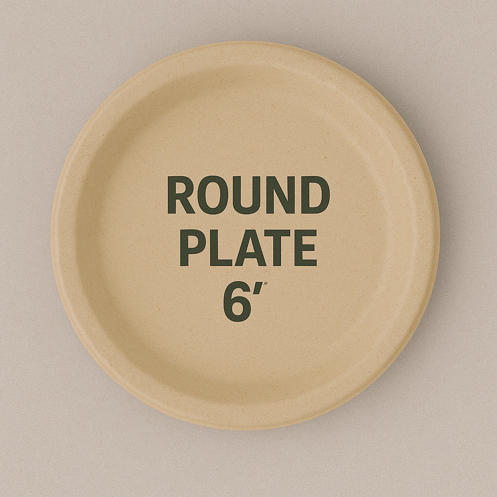 Round Plate 6"